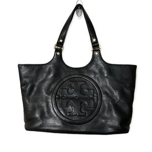 Tory Burch Leather Bombe Burch Tote
